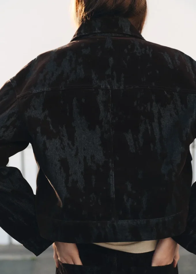 Kurtka dżinsowa Devoré Kurtka dżinsowa Devoré