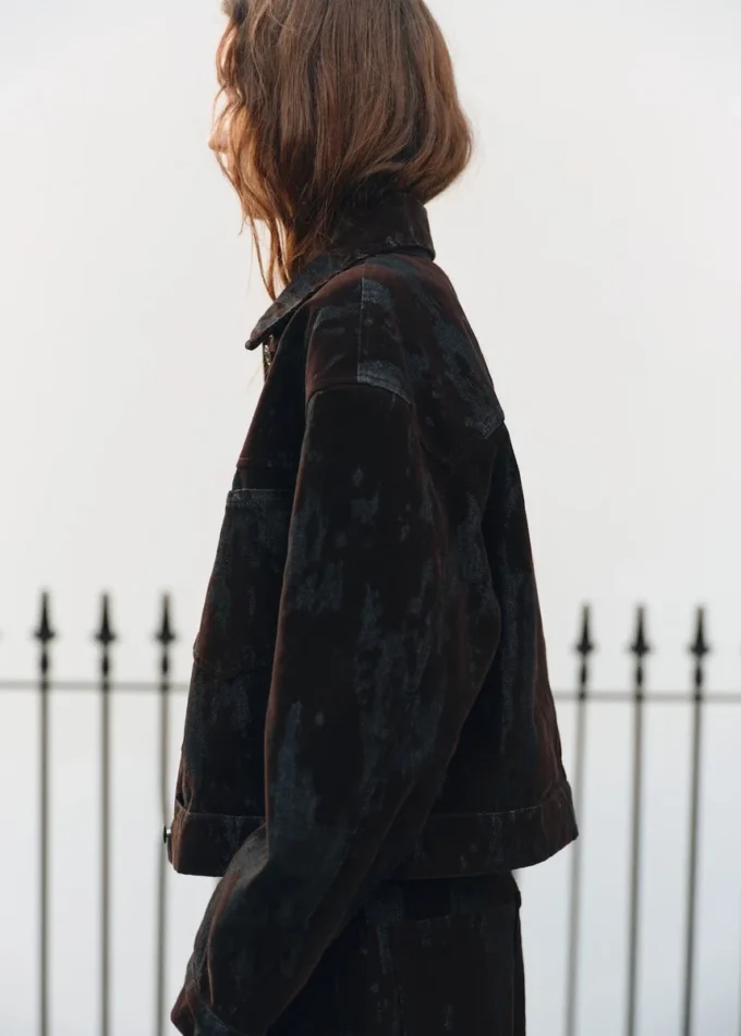 Kurtka dżinsowa Devoré Kurtka dżinsowa Devoré