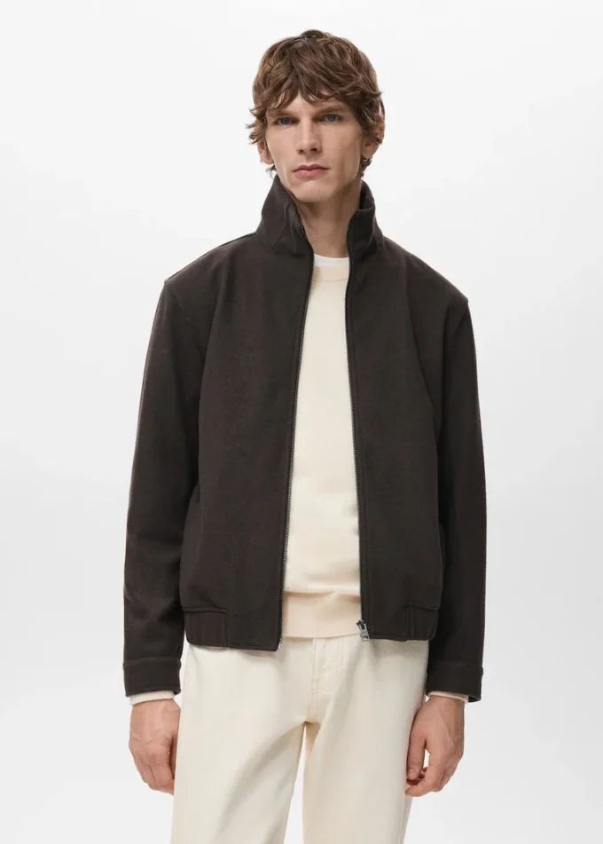 Kurtka o regularnym kroju z zamkiem błyskawicznym Kurtka o regularnym kroju z zamkiem błyskawicznym