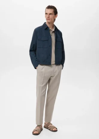 Kurtka wodoodporna z kieszeniami