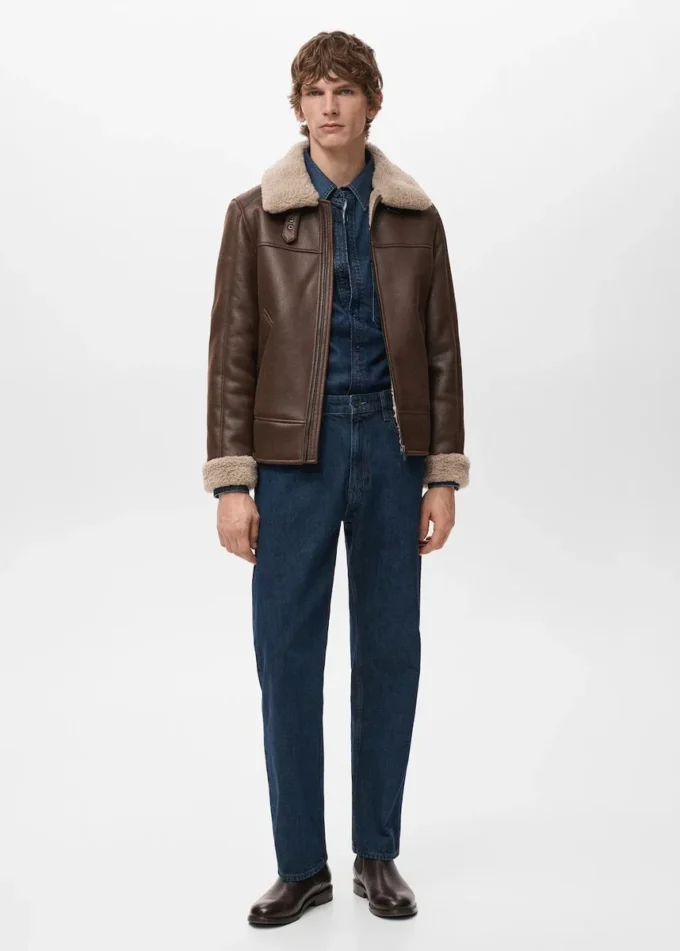 Kurtka z dwustronnej owczej skóry Kurtka z dwustronnej owczej skóry