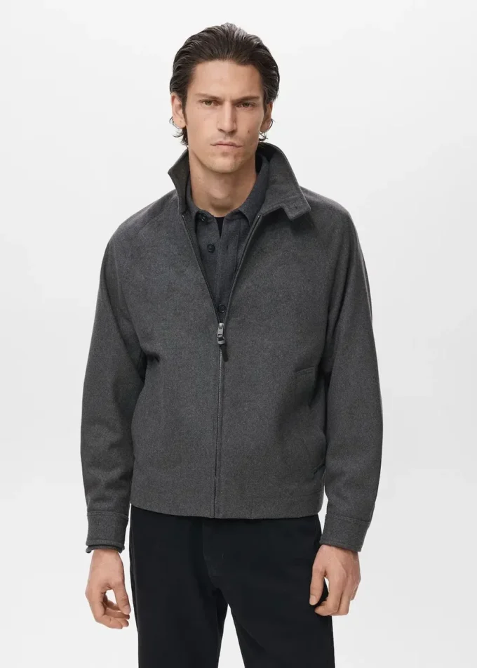 Kurtka z mieszanki wełny Kurtka z mieszanki wełny