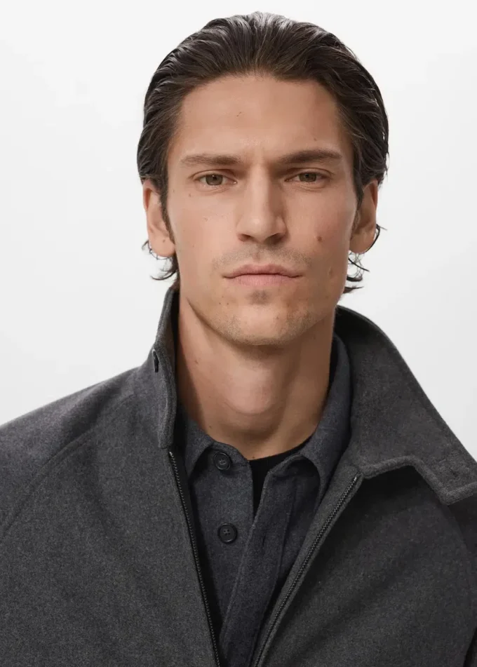 Kurtka z mieszanki wełny Kurtka z mieszanki wełny