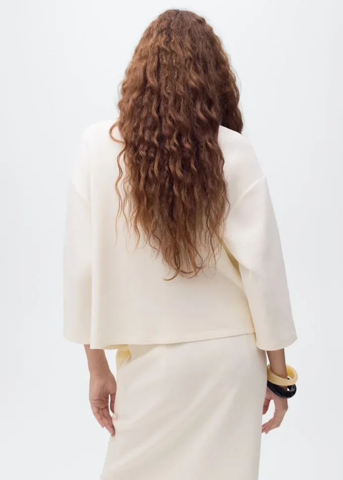 Kurtka z rękawami 3/4 i kieszeniami Kurtka z rękawami 3/4 i kieszeniami