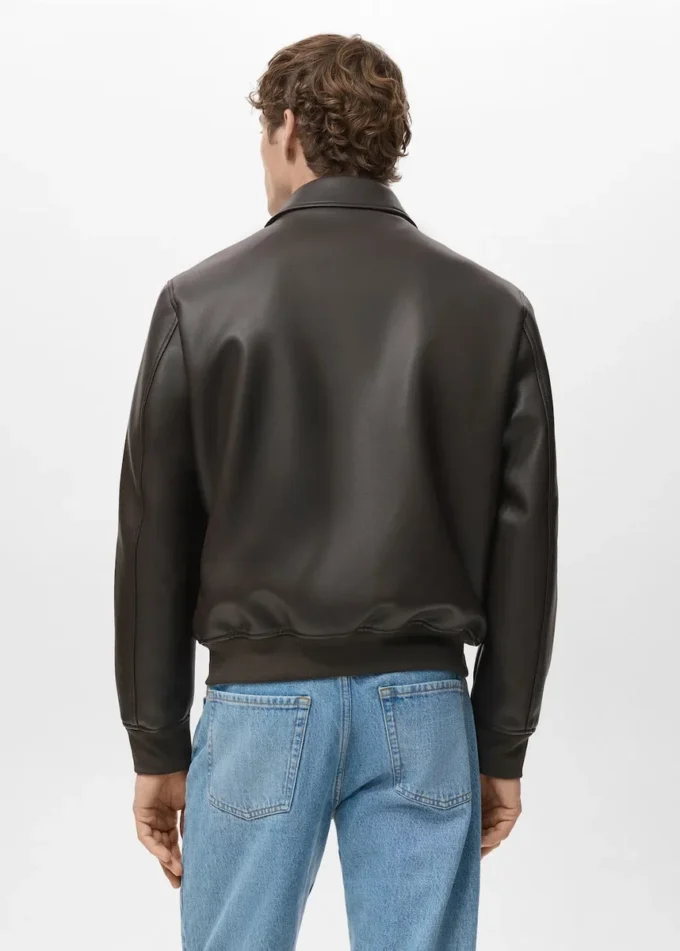 Kurtka ze sztucznej skóry z kieszeniami Kurtka ze sztucznej skóry z kieszeniami