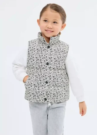 Kwiecista pikowana kamizelka