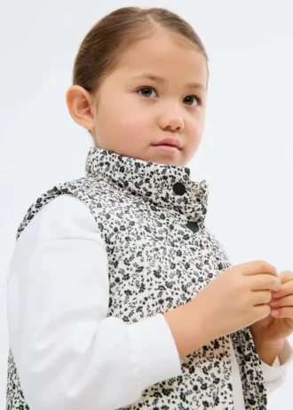 Kwiecista pikowana kamizelka