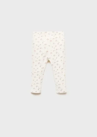 Legginsy w kwiatowy wzór