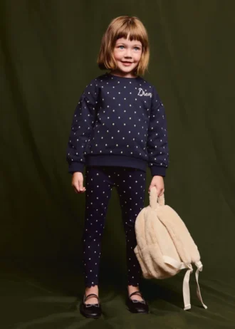 Legginsy w kwiatowy wzór