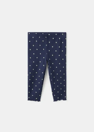 Legginsy w kwiatowy wzór