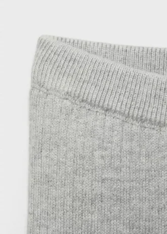 Legginsy z dzianiny prążkowanej