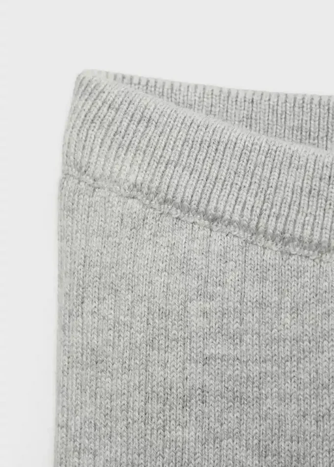 Legginsy z dzianiny prążkowanej Legginsy z dzianiny prążkowanej