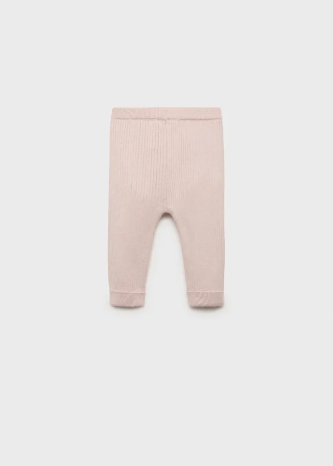 Legginsy z dzianiny prążkowanej Legginsy z dzianiny prążkowanej