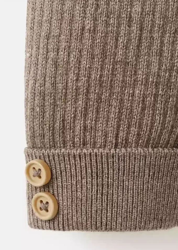 Legginsy z dzianiny prążkowanej Legginsy z dzianiny prążkowanej