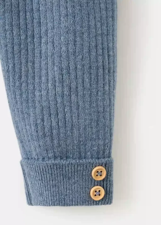 Legginsy z dzianiny prążkowanej Legginsy z dzianiny prążkowanej