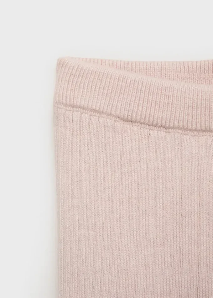 Legginsy z dzianiny prążkowanej Legginsy z dzianiny prążkowanej