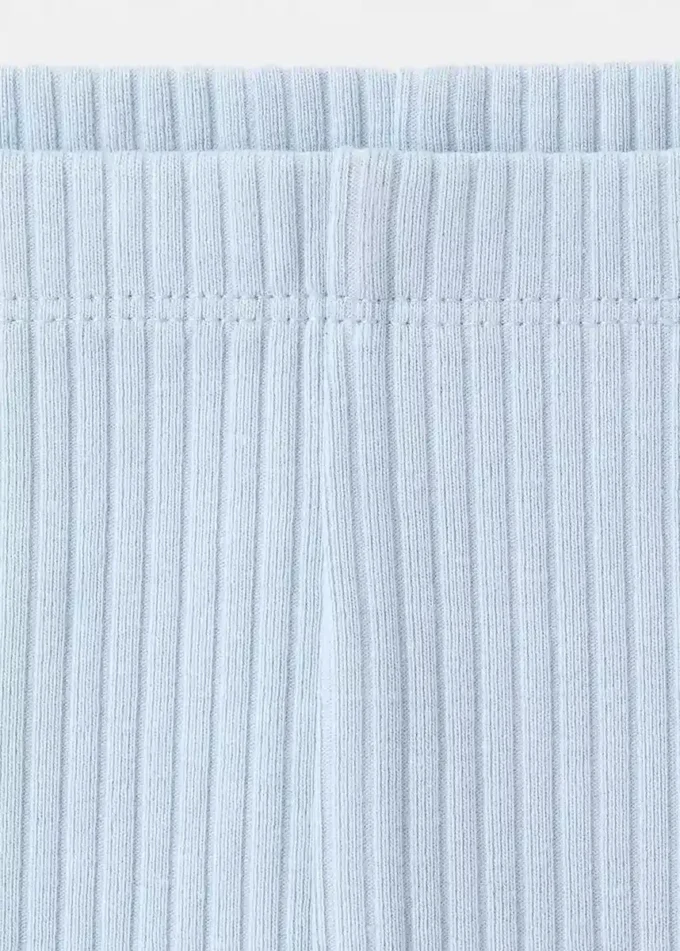 Legginsy z prążkowanej bawełny Legginsy z prążkowanej bawełny