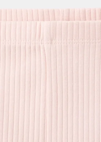 Legginsy z prążkowanej bawełny