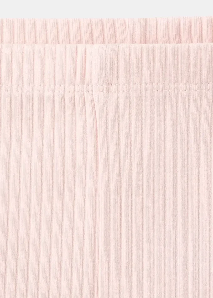 Legginsy z prążkowanej bawełny Legginsy z prążkowanej bawełny