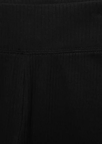 Legginsy z prążkowanej bawełny