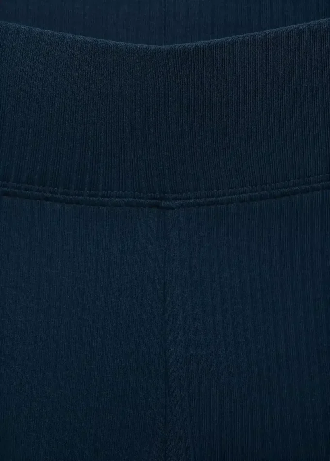 Legginsy z prążkowanej bawełny Legginsy z prążkowanej bawełny