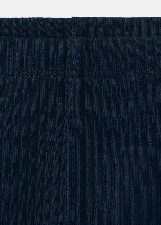 Legginsy z prążkowanej bawełny Legginsy z prążkowanej bawełny