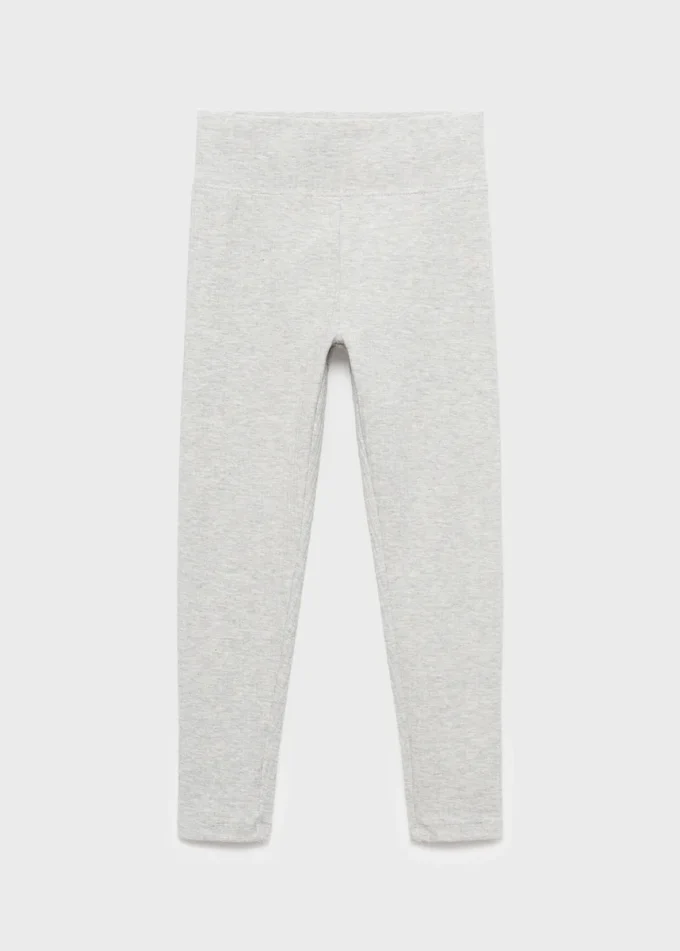 Legginsy z prążkowanej bawełny Legginsy z prążkowanej bawełny