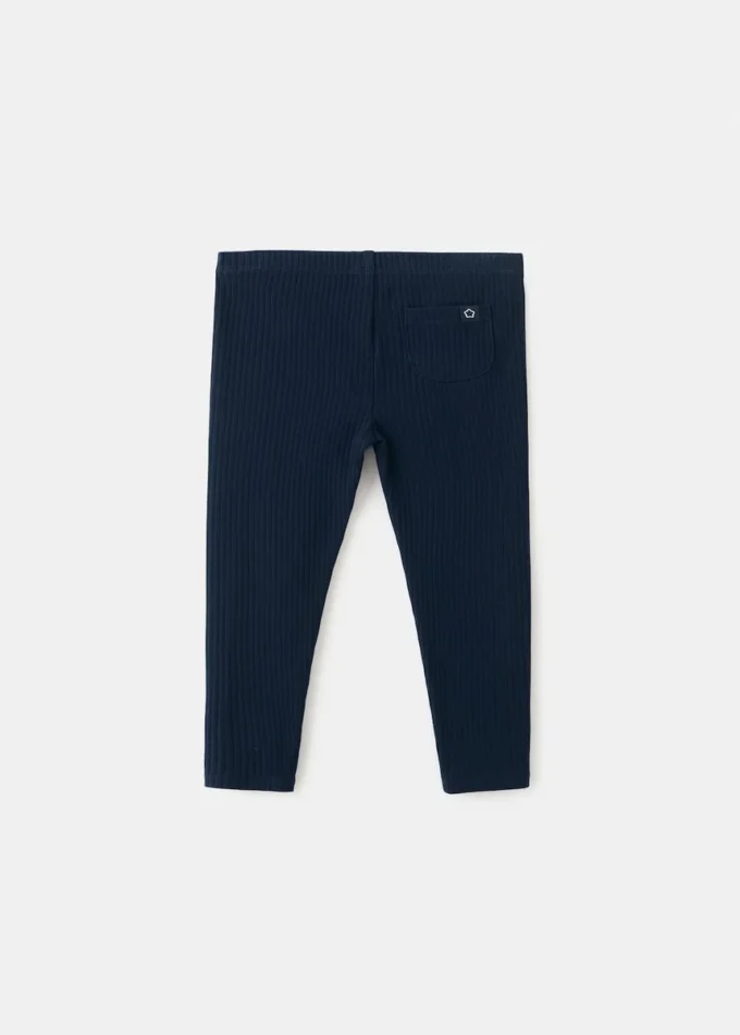 Legginsy z prążkowanej bawełny Legginsy z prążkowanej bawełny