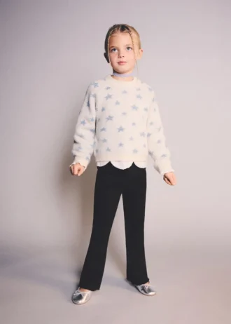 Legginsy z prążkowanym wykończeniem Legginsy z prążkowanym wykończeniem