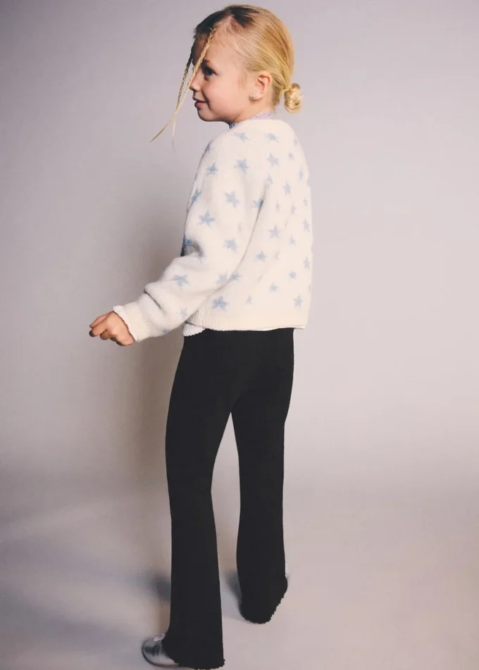 Legginsy z prążkowanym wykończeniem Legginsy z prążkowanym wykończeniem