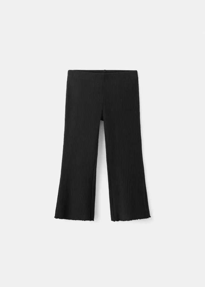 Legginsy z prążkowanym wykończeniem Legginsy z prążkowanym wykończeniem