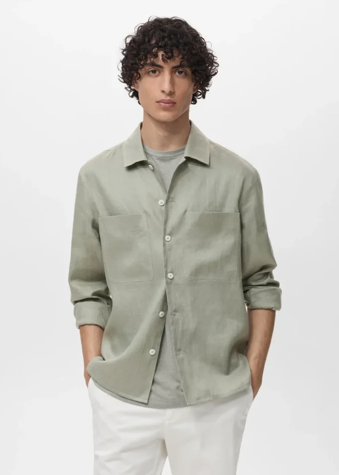 Lekka koszula z 100% lnu Lekka koszula z 100% lnu