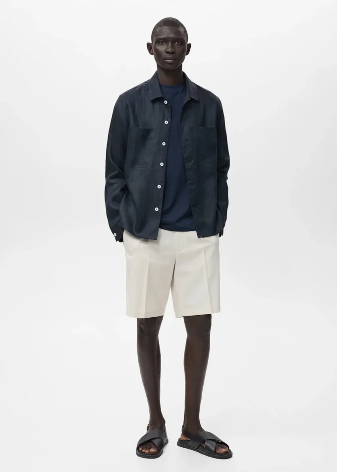 Lekka koszula z 100% lnu Lekka koszula z 100% lnu