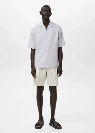 Lniana koszula z lyocellu