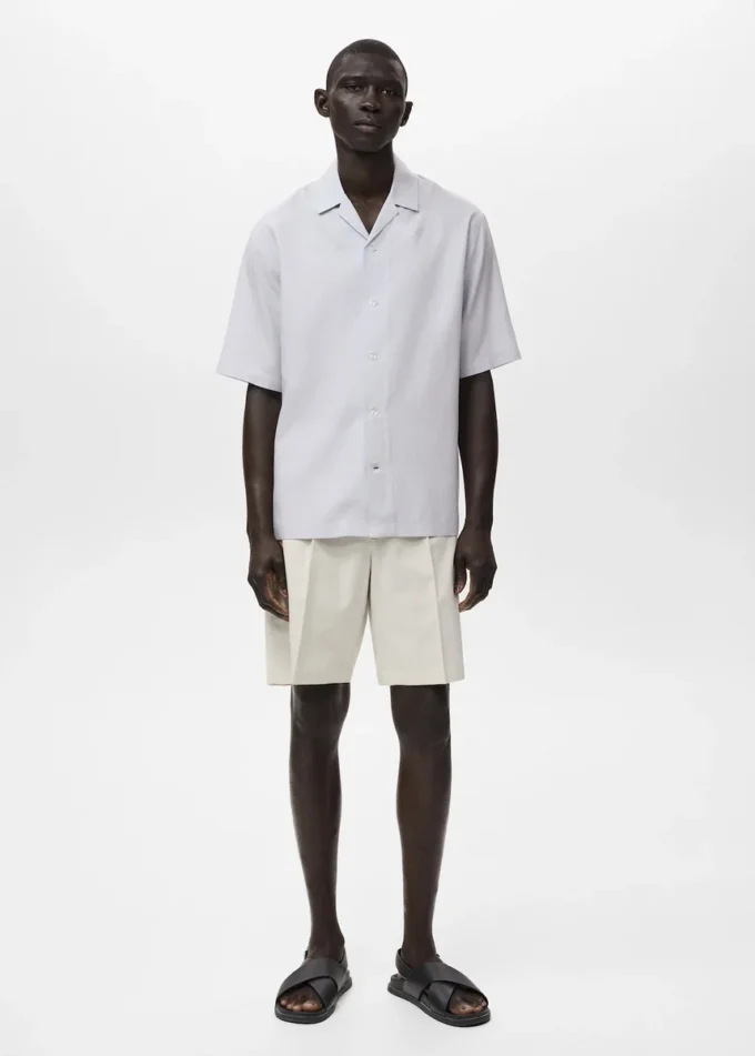 Lniana koszula z lyocellu Lniana koszula z lyocellu