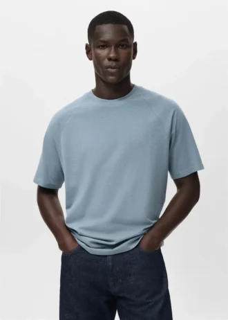 Luźna koszulka z bawełny i lnu Luźna koszulka z bawełny i lnu