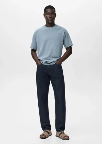 Luźna koszulka z bawełny i lnu Luźna koszulka z bawełny i lnu