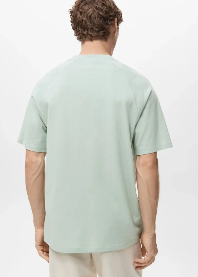 Luźna koszulka z bawełny i lnu Luźna koszulka z bawełny i lnu