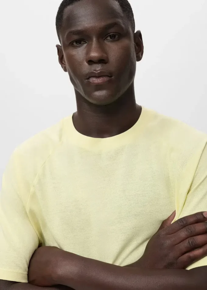 Luźna koszulka z bawełny i lnu Luźna koszulka z bawełny i lnu