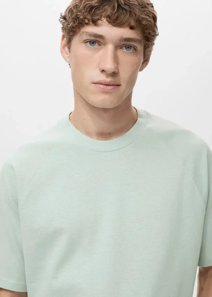 Luźna koszulka z bawełny i lnu Luźna koszulka z bawełny i lnu