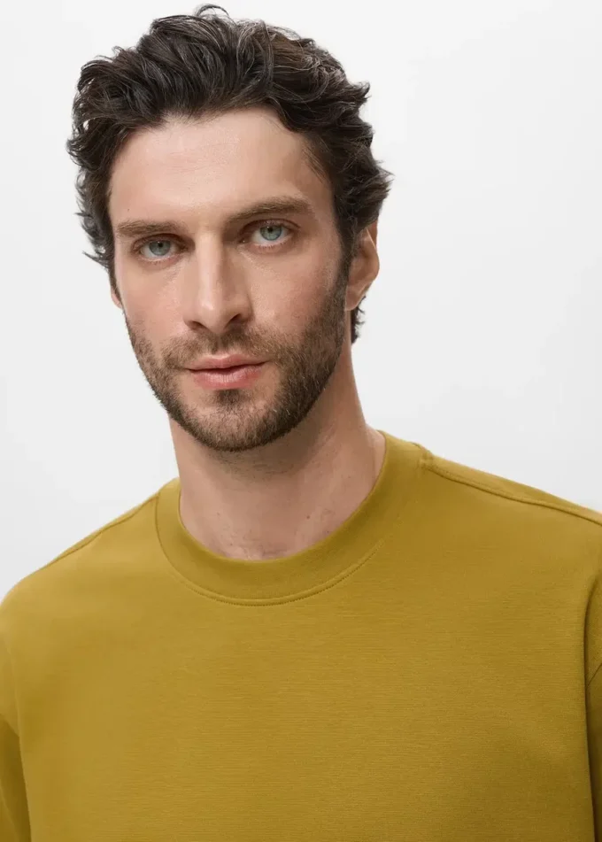 Luźna koszulka z dzianiny dresowej Luźna koszulka z dzianiny dresowej