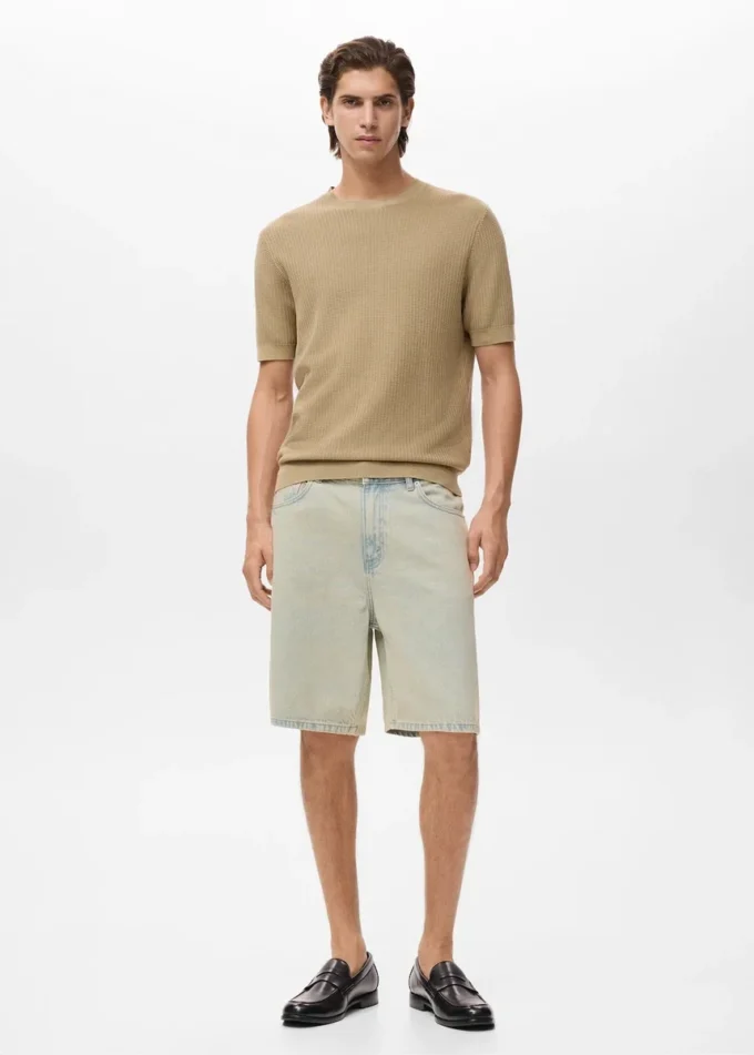 Luźne bermudy z dżinsu Luźne bermudy z dżinsu