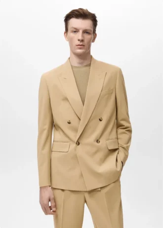 Marynarka dwurzędowa Boston o regularnym kroju