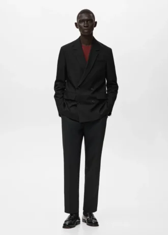 Marynarka dwurzędowa Boston o regularnym kroju