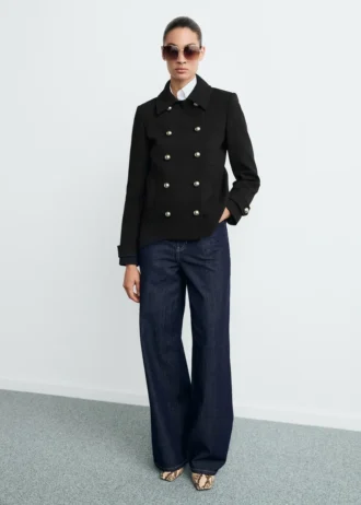 Marynarka dwurzędowa z klapami