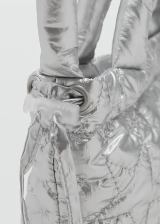 Metaliczna torebka w gwiazdki