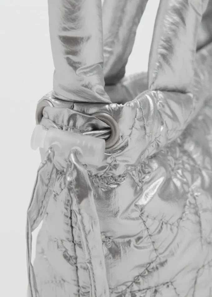 Metaliczna torebka w gwiazdki Metaliczna torebka w gwiazdki