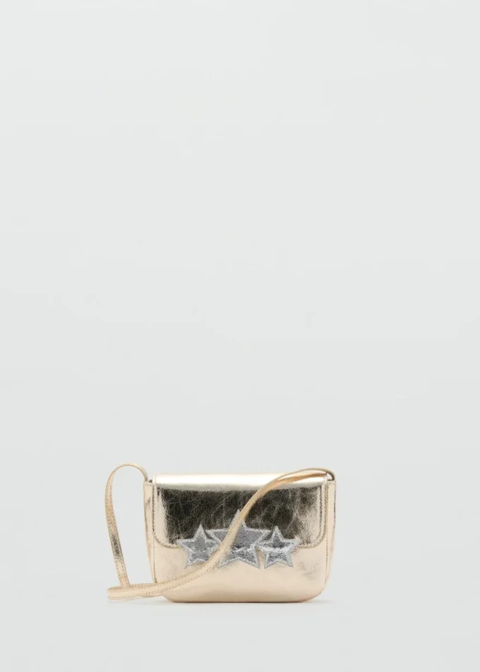 Metaliczna torebka w gwiazdki Metaliczna torebka w gwiazdki