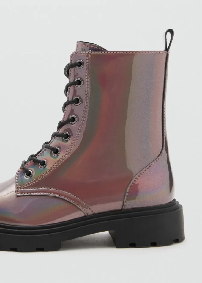 Metaliczne botki zapinane na zamek błyskawiczny Metaliczne botki zapinane na zamek błyskawiczny