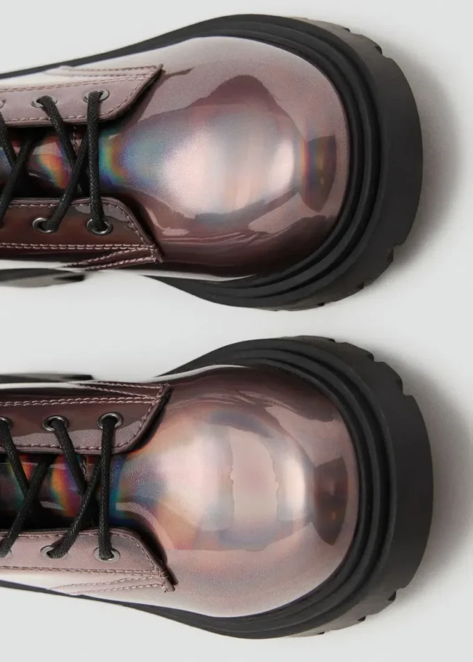 Metaliczne botki zapinane na zamek błyskawiczny Metaliczne botki zapinane na zamek błyskawiczny